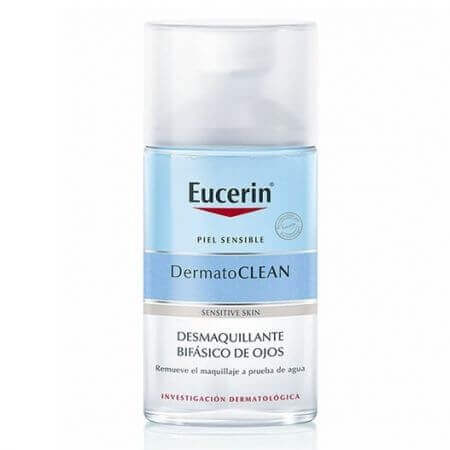 Eucerin DermatoClean Contorno de Ojos Bifásico, 125 ml