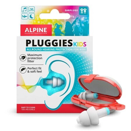 Pluggies Kids earplugs, Alpine