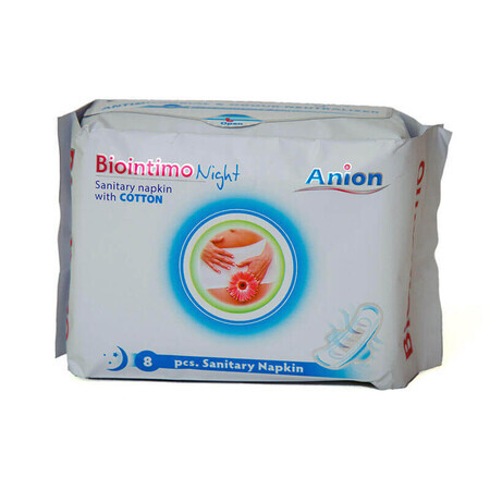 Biointimo Almohadillas de noche, 8 piezas, Denticare-Gate Kft