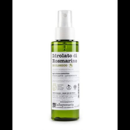 Idrolato astringente di rosmarino biologico, 100 ml, La Saponaria