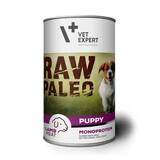 Cibo umido con agnello per cani Raw Paleo Puppy, 400 g, VetExpert