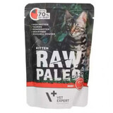 Alimento umido con manzo per gatti sterilizzati Raw Paleo, 100 g, VetExpert