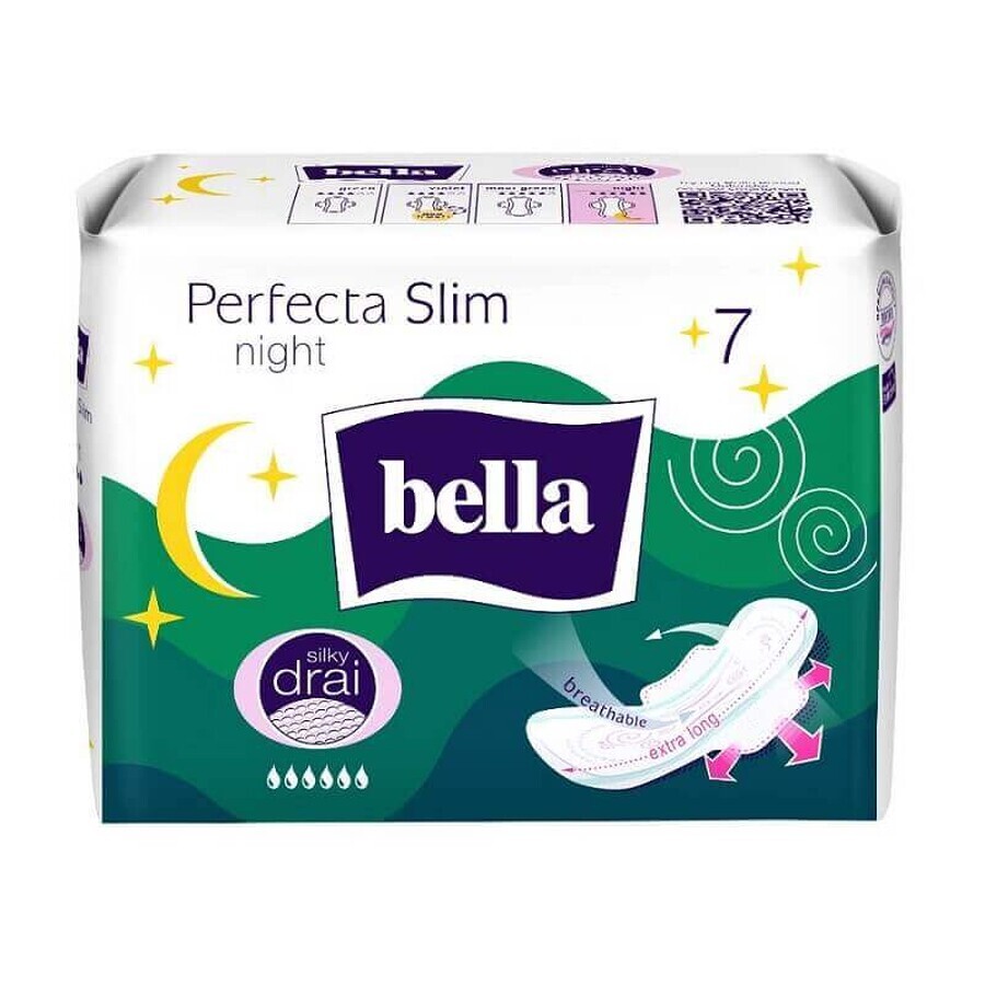 Absorbentes Perfecta Ultra Noche, 7 piezas, Bella