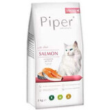 Alimento secco con salmone per gatti sterilizzati, 3 Kg, Piper