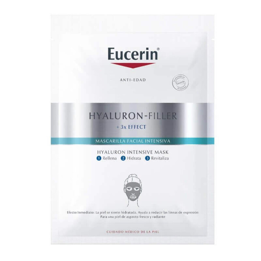 Maschera viso con triplo effetto antietà Hyaluron Filler, 1 pezzo, Eucerin