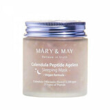 Night mask with marigolds and peptides, 110 g, Mary and May