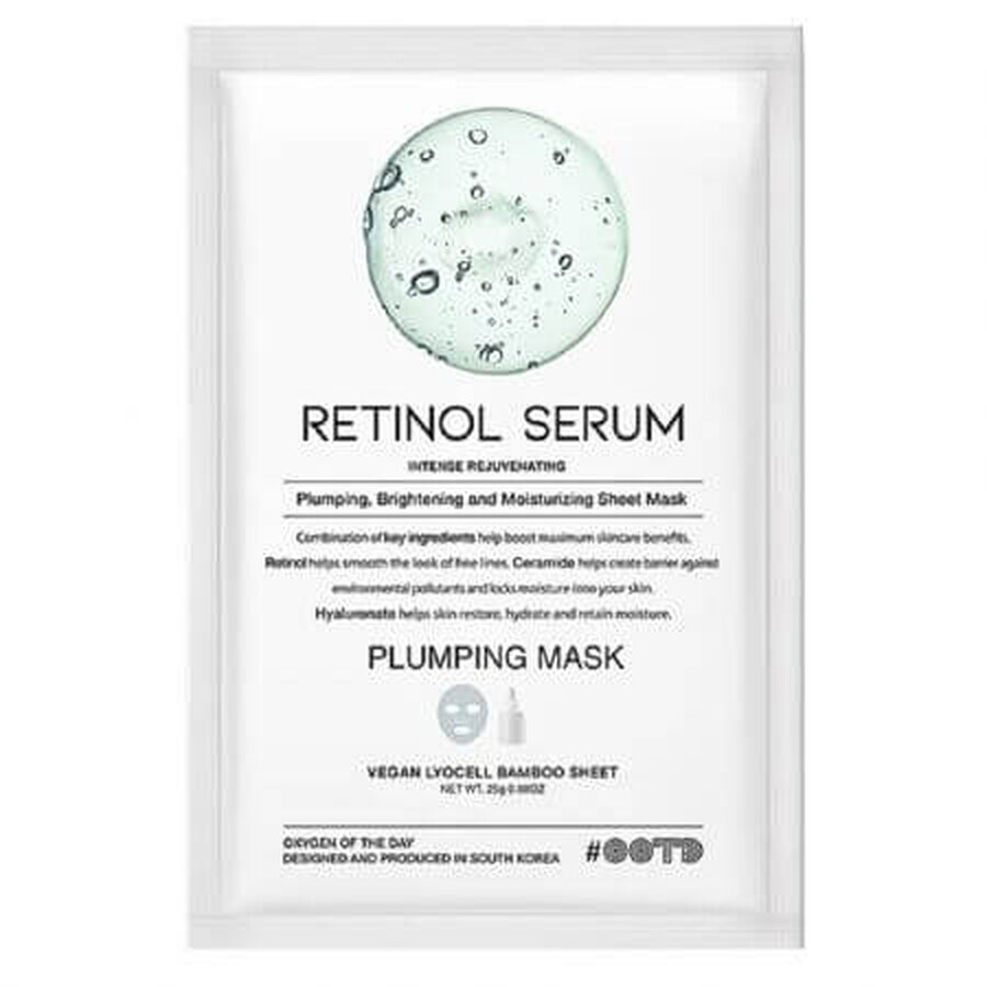 Retinol Napkin Mask, 25g, OOTD