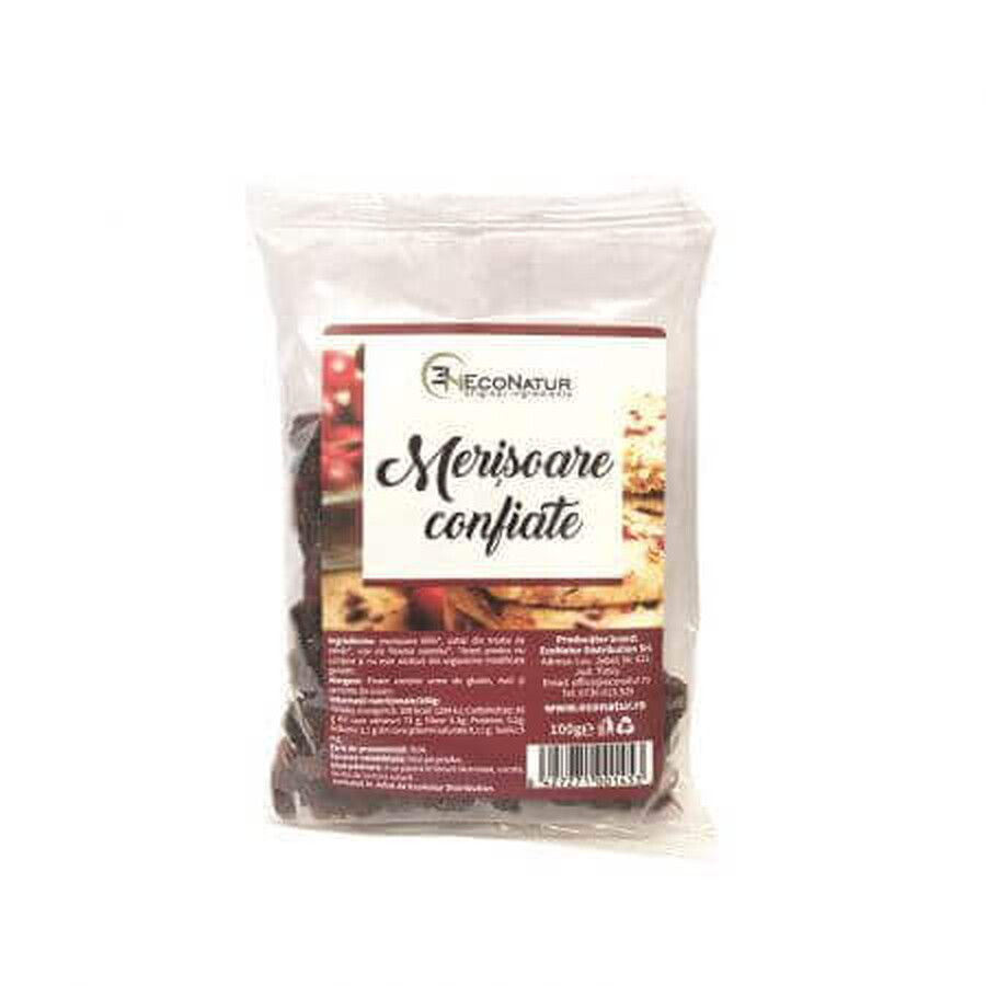 Mirtilli rossi canditi, 100 g, Econatur