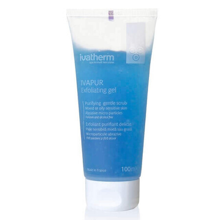 Exfoliant purifiant delicat Ivapur, 100 ml, Ivatherm