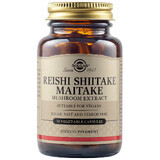 Reishi Shiitake Maitake Mushroom Extract, 50 capsules, Solgar