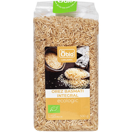 Riso basmati integrale biologico, 500 g, Obio