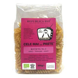 Pasta eco, sin gluten, de arroz, maíz, cordero Receta nº 2, 250 g, Republica Bio