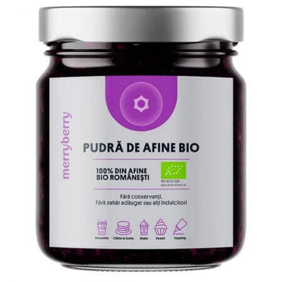 Bio blueberry powder, 100 g, MerryBerry