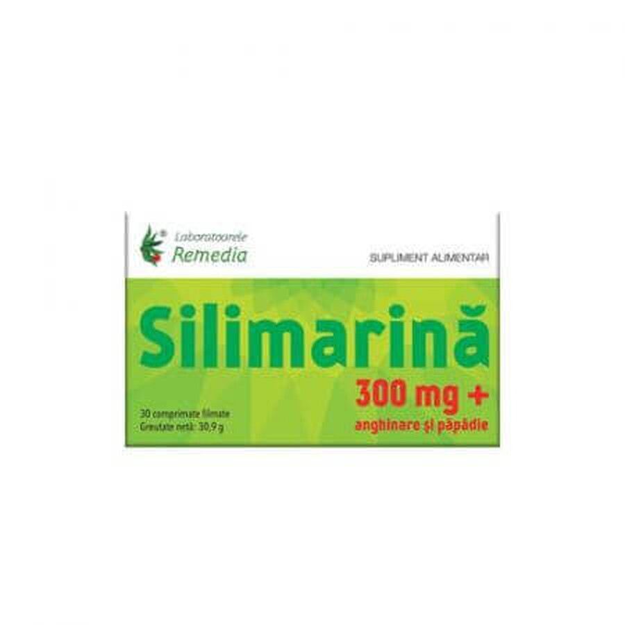 Silymarin, 300 mg, 30 film-coated tablets, Remedia