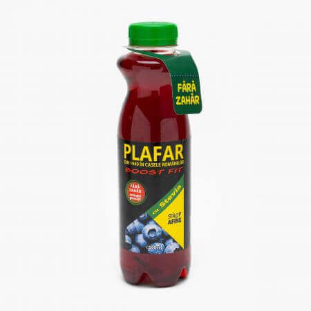 Boost Fit blueberry and stevia syrup, 500 ml, Plafar