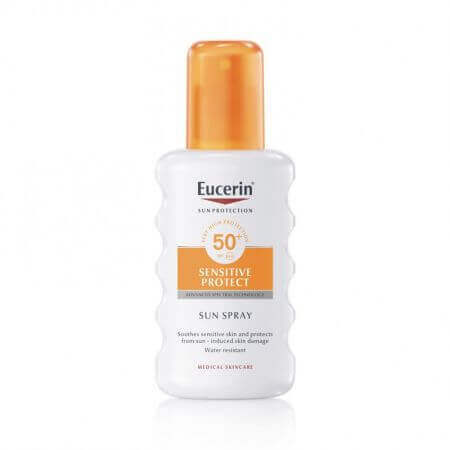 Spray protettivo solare SPF50+, 200 ml, Eucerin