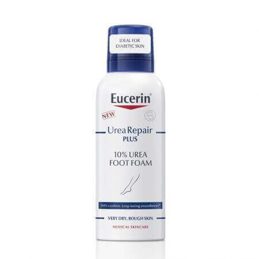 Schiuma detergente per piedi con urea al 10%, 150 ml, Eucerin