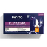 Trattamento per la caduta occasionale dei capelli per le donne Phytocyane, 12 x 5 ml, Phyto