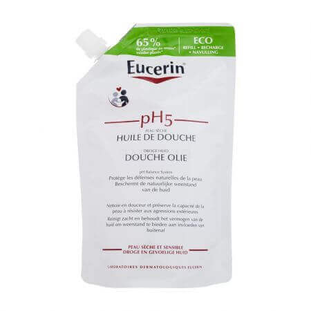 Eucerin pH5 Eco Refill Bath Oil, 400 ml