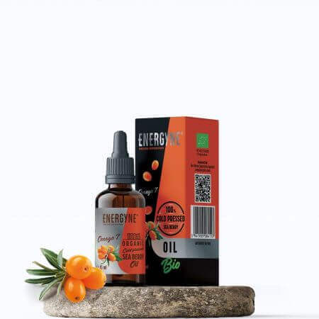 Bio Energyne cold-pressed whole-fruit sea buckthorn oil, 15 ml, BioCatina