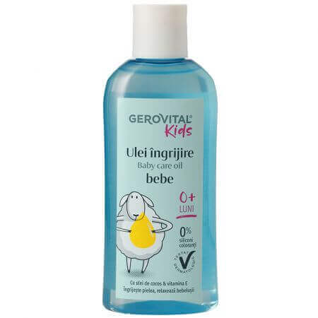 Aceite para el cuidado del bebé, 150 ml, Gerovital Kids