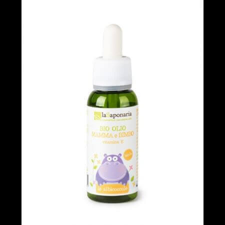 Olio biologico con vitamina E, 30 ml, La Saponaria