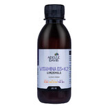 Vitamina D3 cu K2 Lipozomala, lichid, 200 ml, Adelle Davis