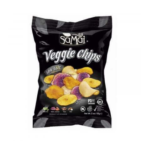 Chips di verdure al sale marino, 57 g, SaMai