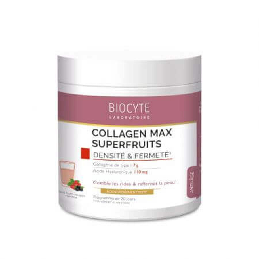 Collagen powder Collagen Max Superfruits Biocyte, 260 g, Gold Nutrition