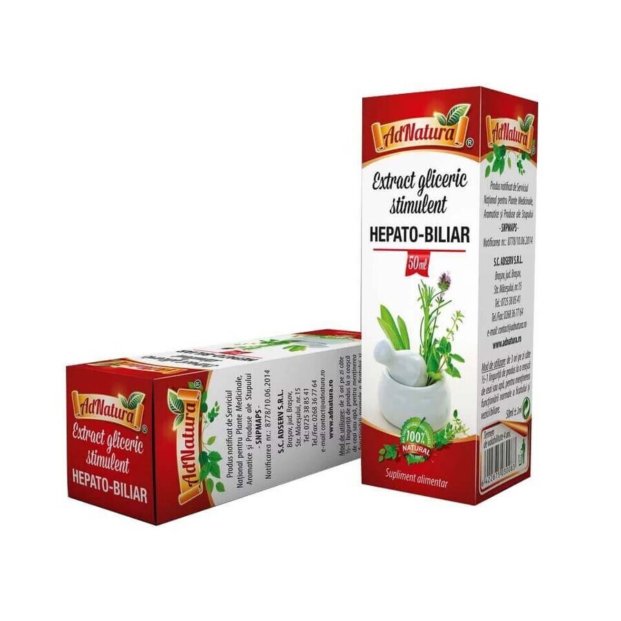 Estratto glicerico Stimolante epatobiliare, 50 ml, AdNatura