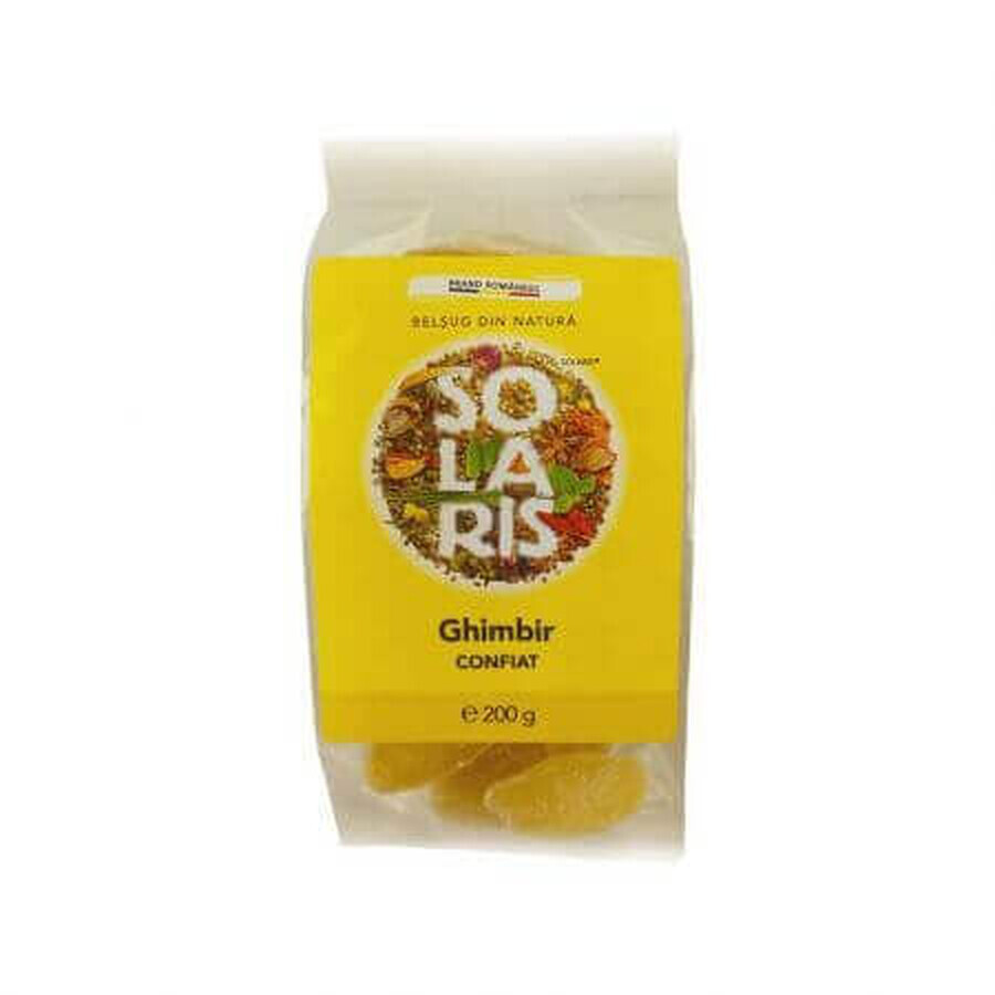 Candied ginger, 200g, Solaris