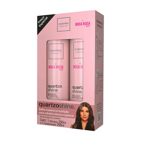 Kit shampoo e balsamo Boca Rosa, 2 x 250 ml, Cadiveu