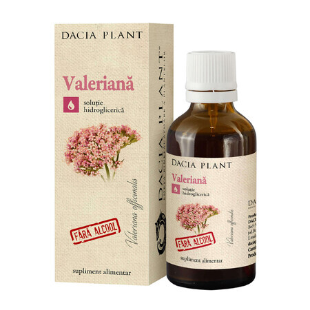 Natural Valerian extract without alcohol, 50 ml, Dacia Plant