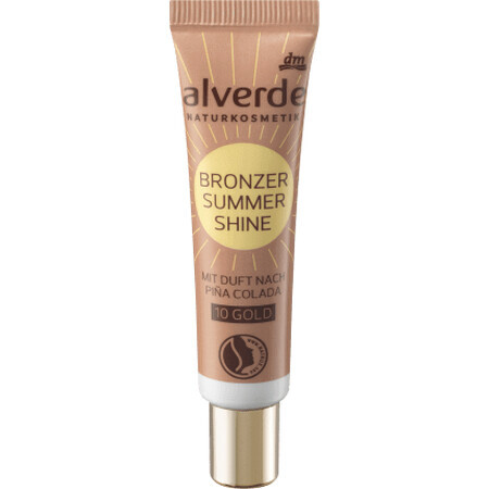 Alverde Naturkosmetik Liquid Bronzer Summer Shine - N. 10 Gold, 15 ml