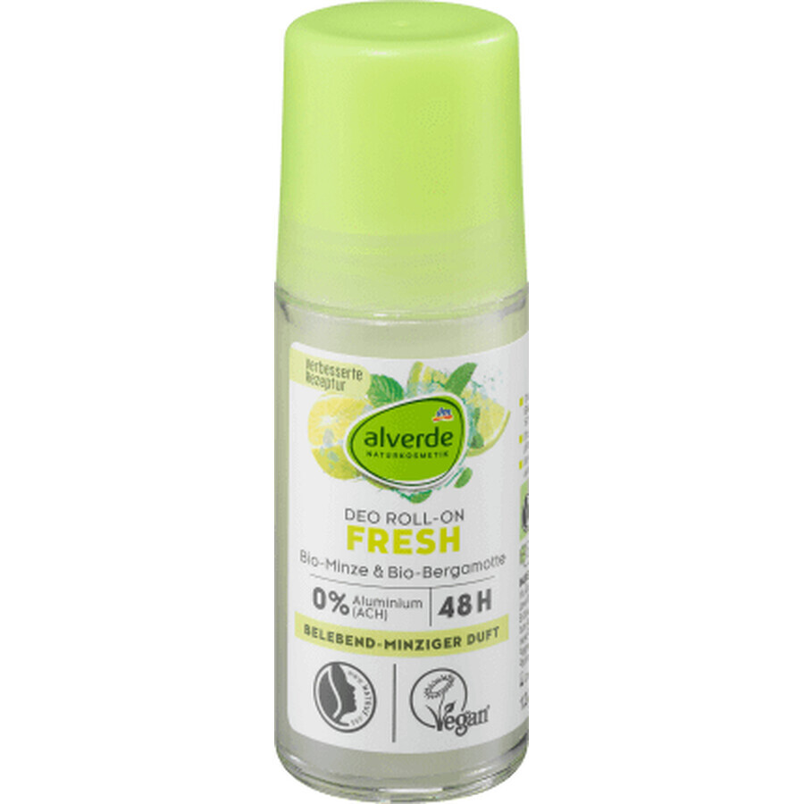 Alverde Naturkosmetik Deodorante roll-on FRESH, 50 ml