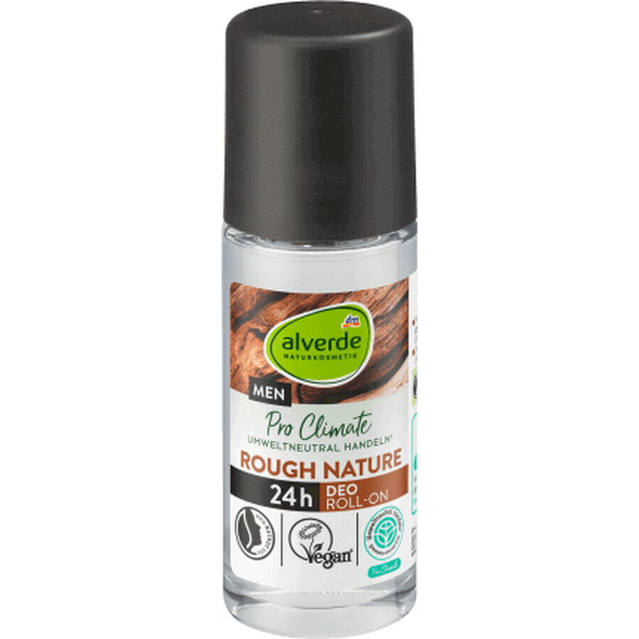Alverde Naturkosmetik MEN Deodorante roll-on ROUGH NATURE, 50 ml