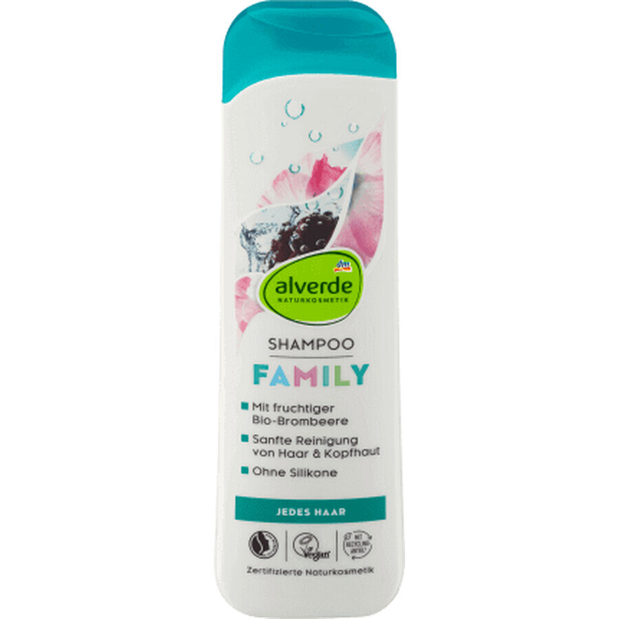 Shampoo Alverde Naturkosmetik Famiglia, 300 ml