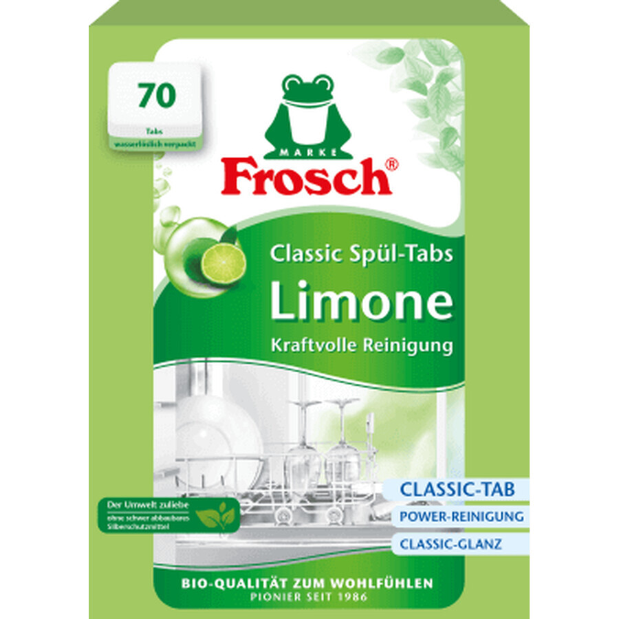 Detersivo per lavastoviglie Frosch Classic, 70 pz