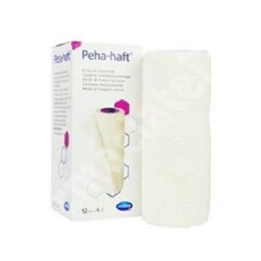 Peha-haft self-adhesive elastic sash, 12cmx4m (932445), Hartmann