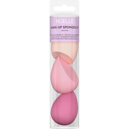 Noelle Make-up sponzen, 3 st