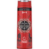 Old Spice Gel doccia 3 in 1 LUPO BIANCO, 400 ml