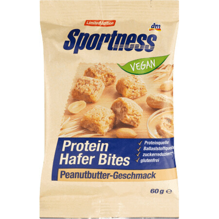 Sportness Snack proteico d'avena con burro di arachidi, 60 g