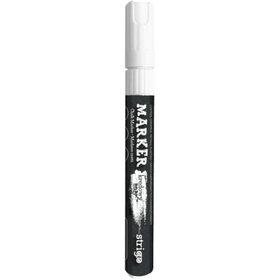 Strigo Marker gesso liquido bianco, 1 pz