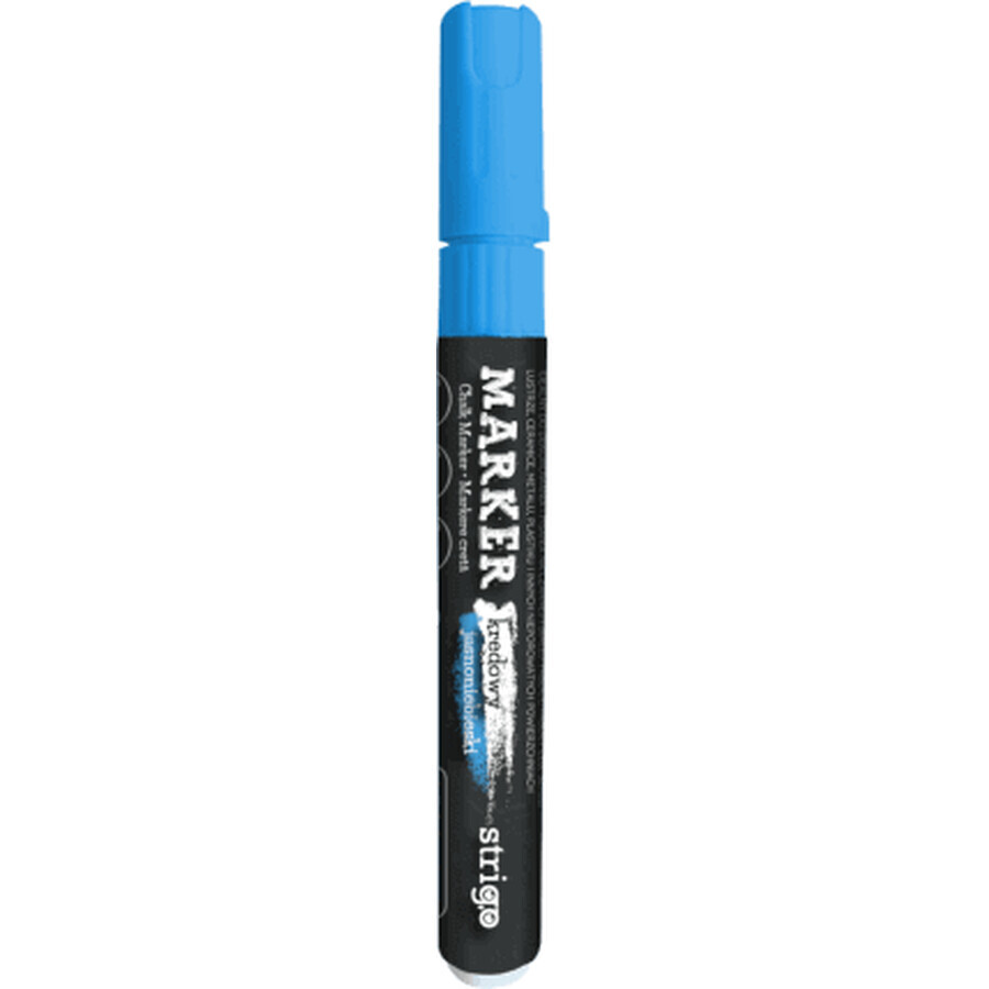 Strigo Marker gesso liquido blu, 1 pz