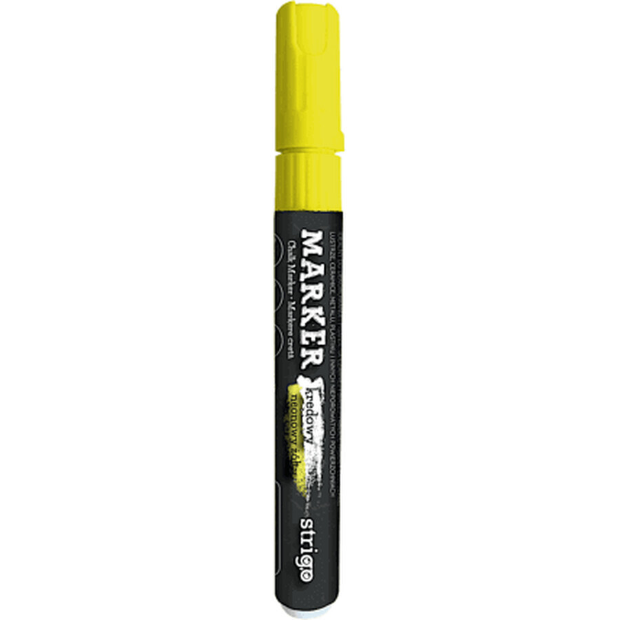 Strigo Marker gesso liquido giallo, 1 pz