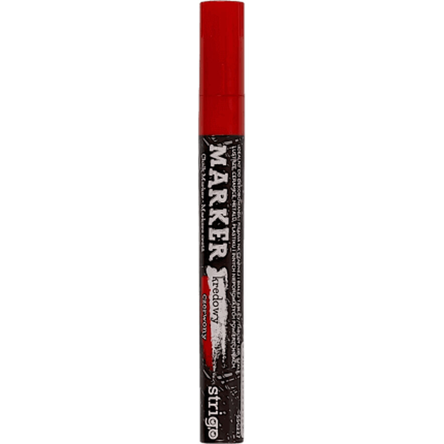 Strigo Marker gesso liquido rosso, 1 pz