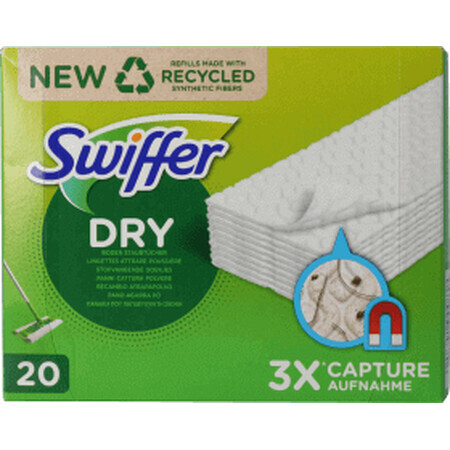 Swiffer Reserve panni asciutti per pavimenti, 20 pz