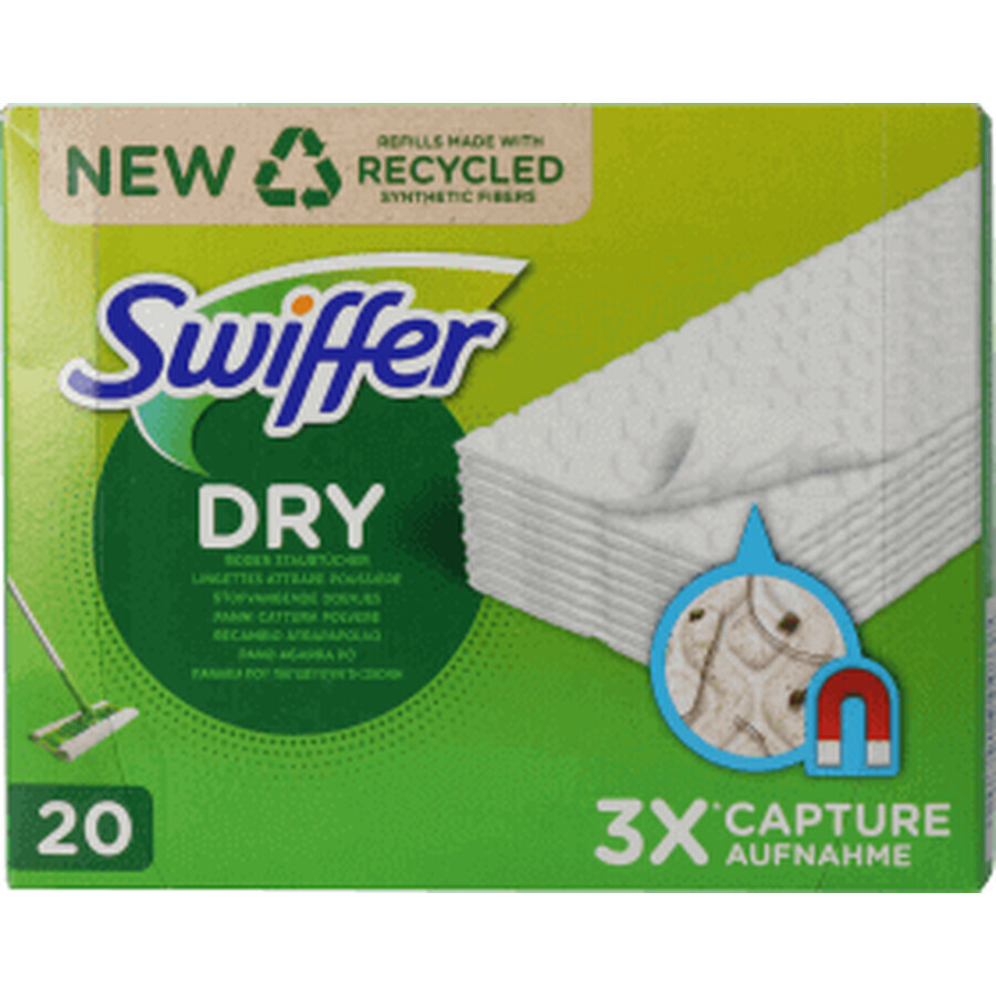 Swiffer Reserve panni asciutti per pavimenti, 20 pz