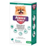 Antiparassitario esterno per cani <4 Kg, 100+500 mg/ml, 3 pipette x 0,4 ml, Ataxxa 40