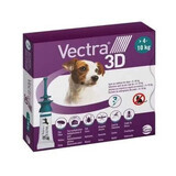 Controllo antiparassitario esterno per cani tra 4-10 kg Vectra 3D, 3 pipette, Ceva Sante